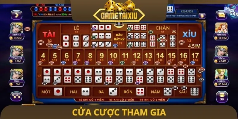 Cửa cược tham gia